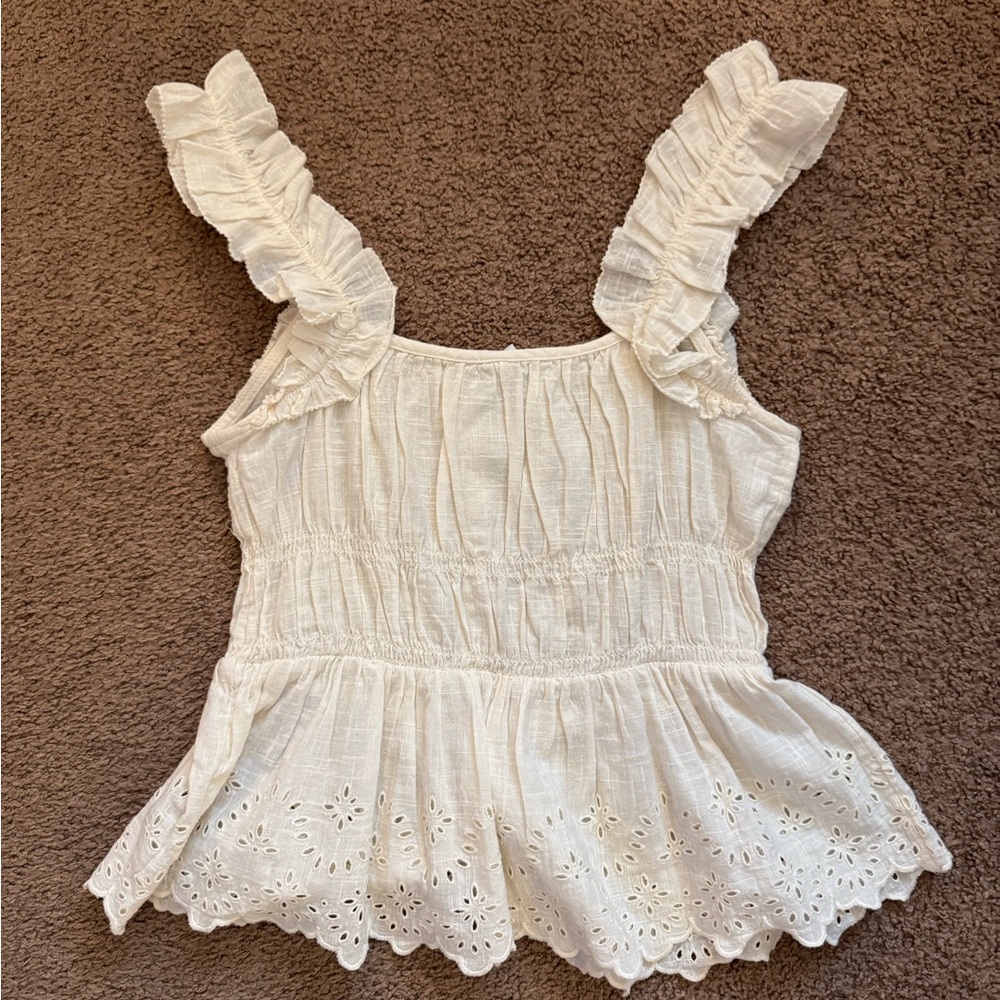 Old Navy Lace Peplum Top